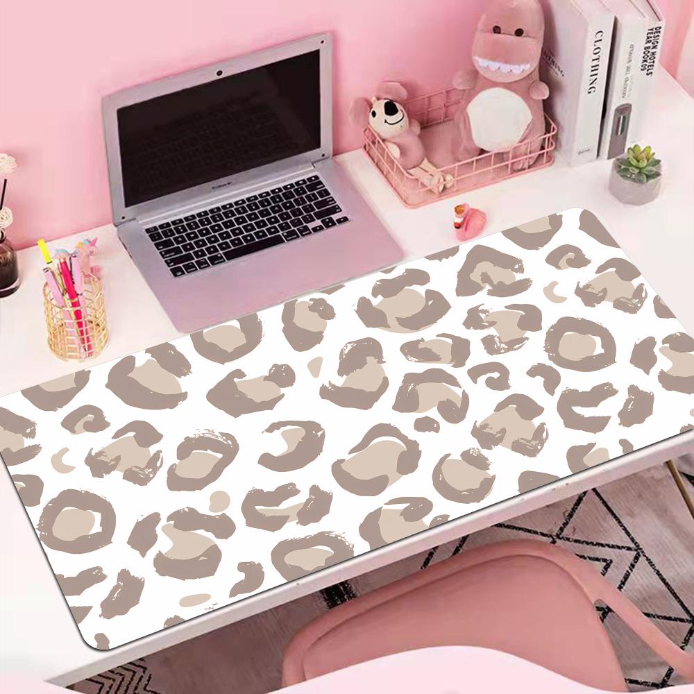 Desk Setup Beige - Podkładka pod klawiaturę i mysz XL/XXL