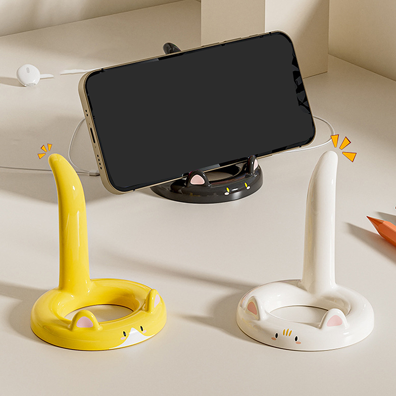 Uroczy i słodki uchwyt na tele – Desk Setup Decor recenzja i cena
