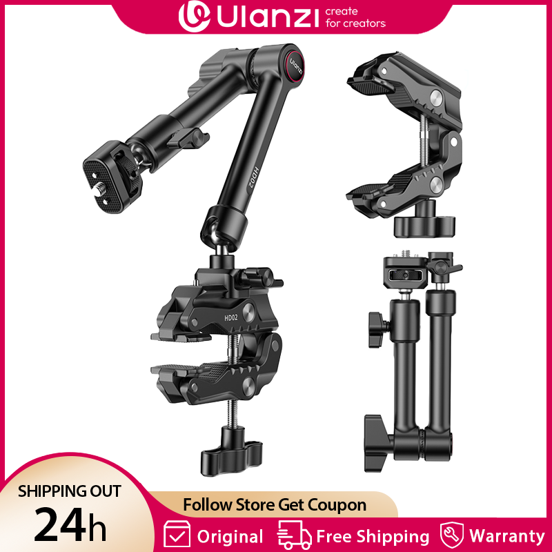 Zestaw Ulanzi Magic Arm 10 cal – Monitor Arm Clamp recenzja i cena