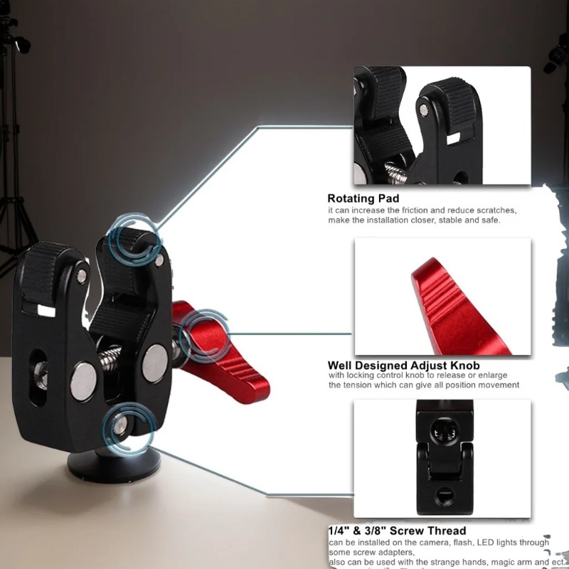 Super Clamp Uchwyt do kamery,  – Monitor Arm Clamp recenzja i cena