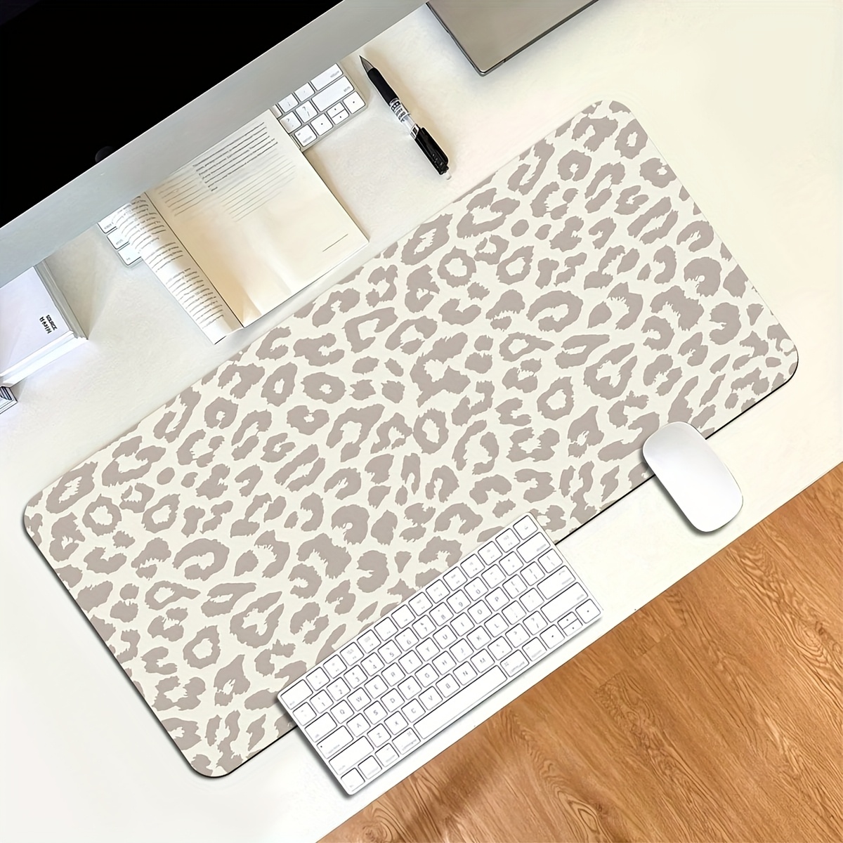 Beżowa podkładka pod mysz z mo – Desk Setup Beige recenzja i cena